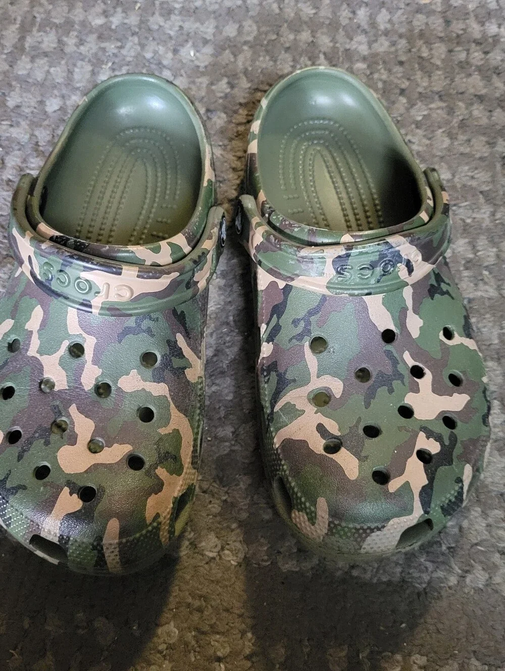 CROCS Mens Camoflauge Clogs